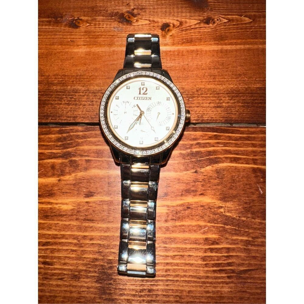 Citizen Eco-Drive Silhouette Two-Tone Rose Gold Watch FD2016-51A